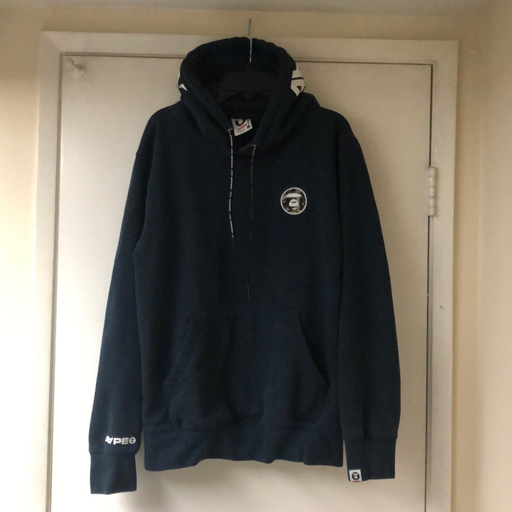 Aape Now Hoodie Blue Large